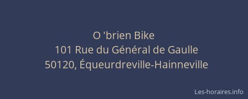O 'brien Bike