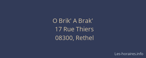 O Brik' A Brak'