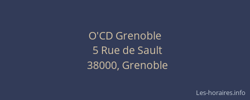 O'CD Grenoble