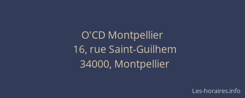 O'CD Montpellier