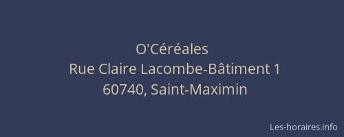 O'C&eacute;r&eacute;ales