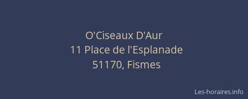 O'Ciseaux D'Aur