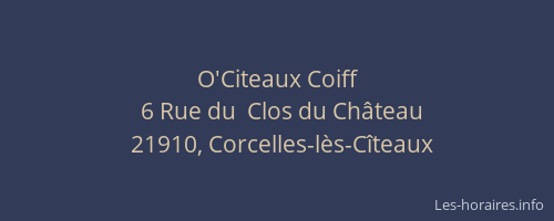 O'Citeaux Coiff