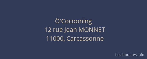 Ô'Cocooning