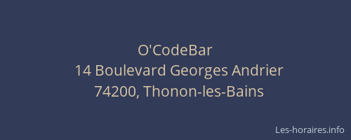 O'CodeBar