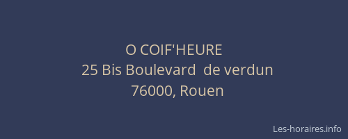 O COIF'HEURE