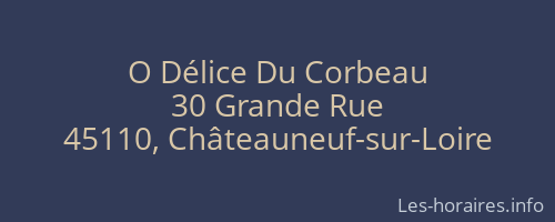 O Délice Du Corbeau