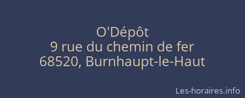 O'Dépôt