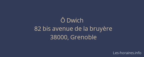 Ô Dwich