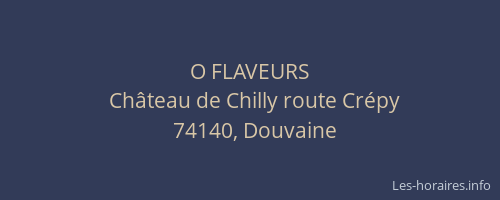 O FLAVEURS