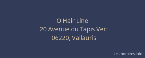 O Hair Line