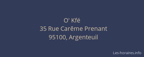 O' Kfé