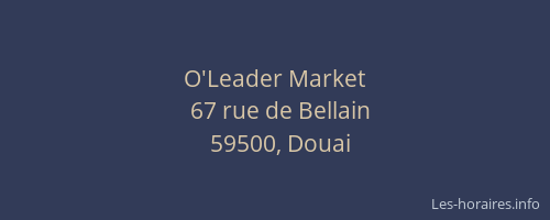 O'Leader Market