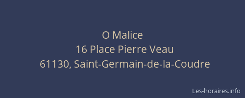 O Malice
