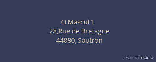 O Mascul'1
