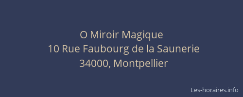 O Miroir Magique