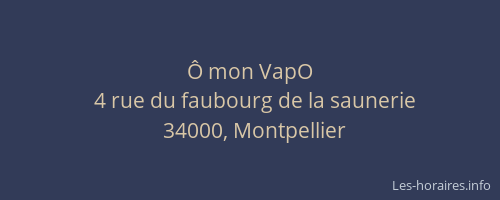 Ô mon VapO