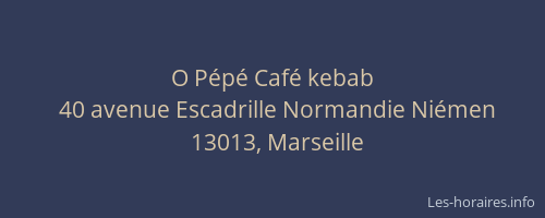 O Pépé Café kebab
