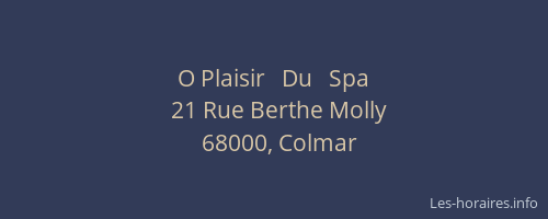 O Plaisir   Du   Spa