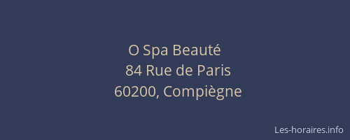 O Spa Beauté
