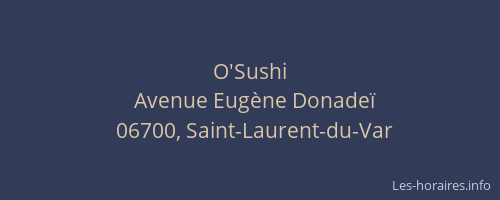 O'Sushi
