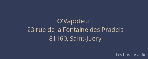 O'Vapoteur