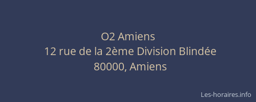 O2 Amiens