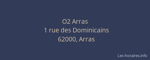 O2 Arras