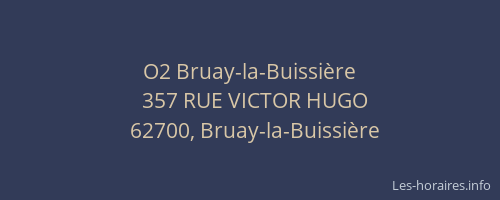 O2 Bruay-la-Buissière