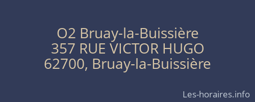 O2 Bruay-la-Buissière