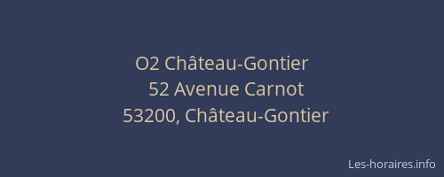 O2 Château-Gontier