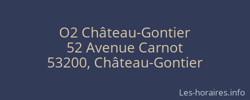 O2 Château-Gontier