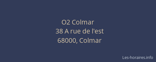 O2 Colmar