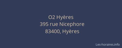 O2 Hyères