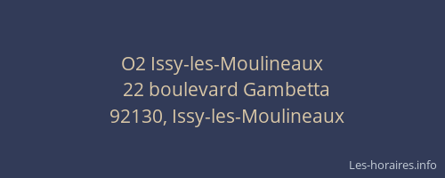 O2 Issy-les-Moulineaux
