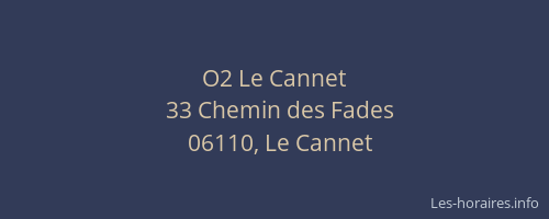 O2 Le Cannet