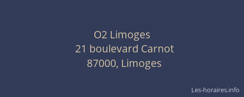 O2 Limoges
