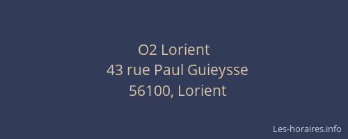 O2 Lorient