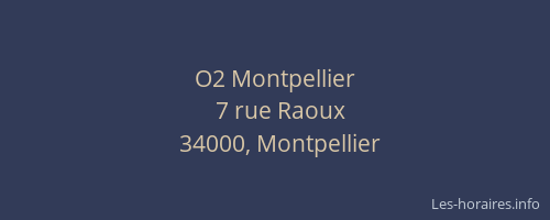 O2 Montpellier