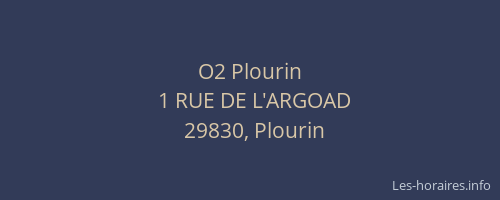 O2 Plourin