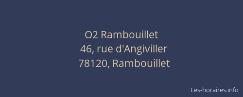 O2 Rambouillet