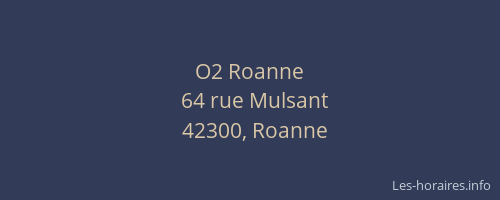 O2 Roanne
