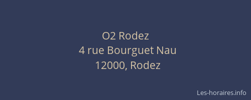 O2 Rodez
