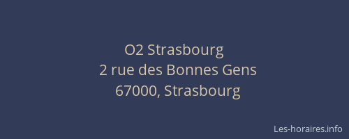O2 Strasbourg