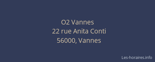 O2 Vannes
