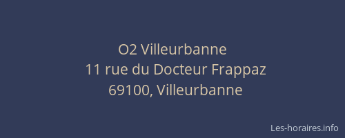 O2 Villeurbanne