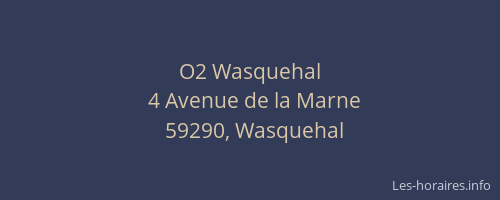 O2 Wasquehal