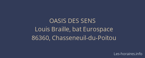 OASIS DES SENS