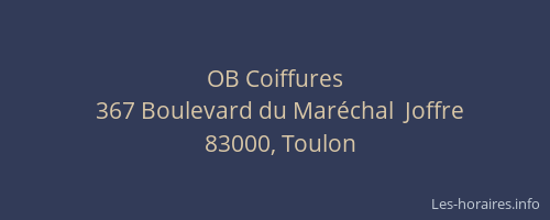 OB Coiffures