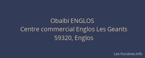 Obaïbi ENGLOS